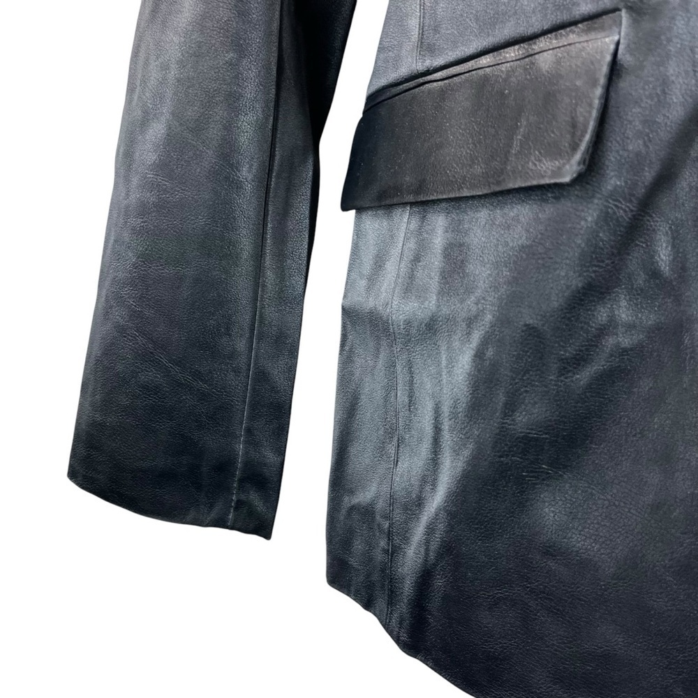 BLANKNYC Vegan Leather Blazer in Fighting Words Medium New with tags - Picture 5 of 14
